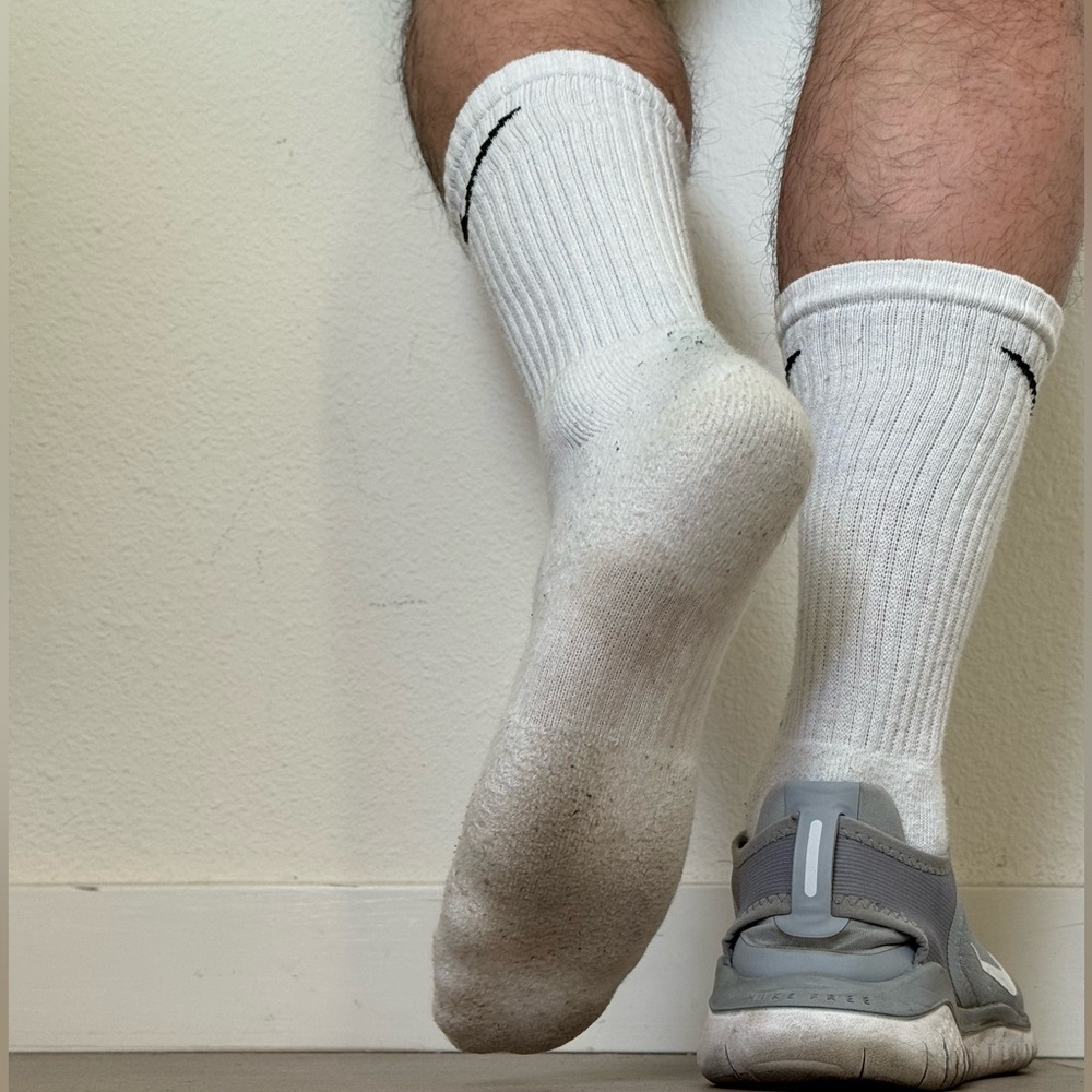 Nike White Crew Socks
